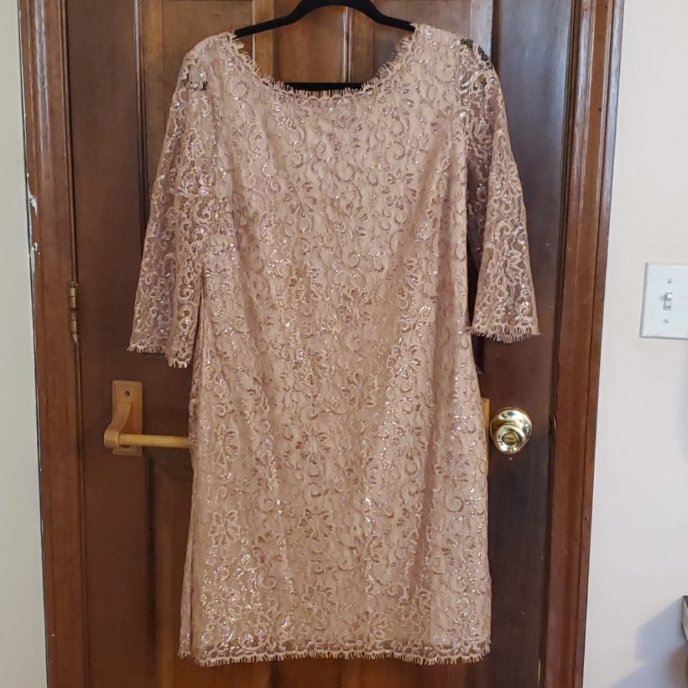 Rose Gold Shimmer Dress